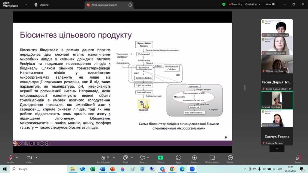Захист кваліфікаційних робіт бакалаврів освітньої програми «Біотехнологія»